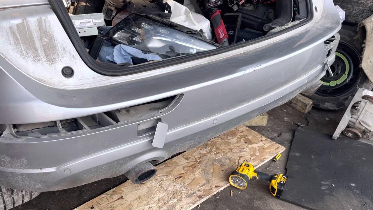 снятие фонаря в бампере Audi Q7 - Audi Q7 (1G), 3 л, 2007 года своими руками DRI