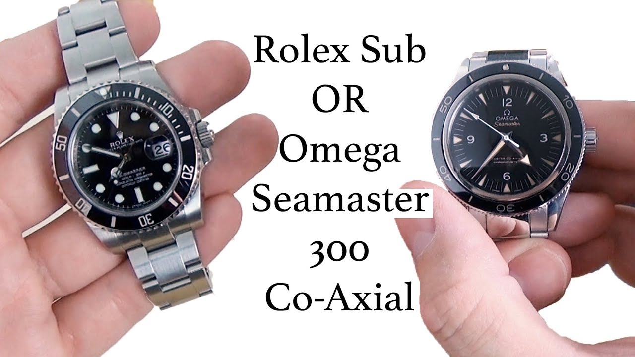 rolex submariner vs omega seamaster 300