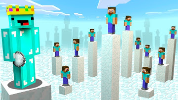 I Trapped 100 Players, But Snow Rises Every 20 Seconds...