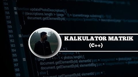 Array 2 Dimensi, Program Kalkulator Matriks