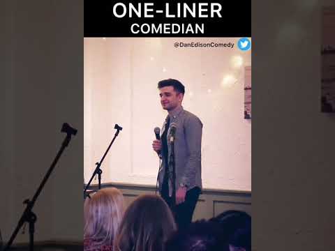 One-Liner Comedian Daniel Edison Cracks Up at his OWN Puns