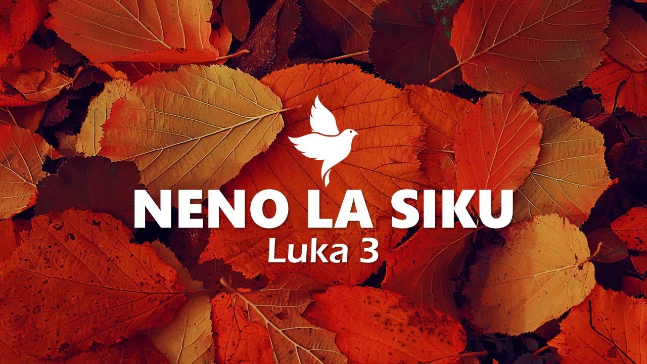 NENO LA SIKU | Luka 3 | Maombi Ya Kutengeneza Njia Ya Maisha | Isaac Javan