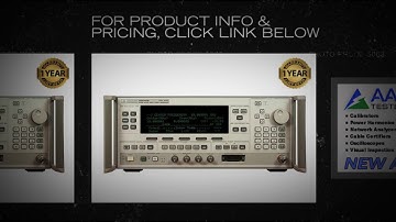 Agilent HP 83640B 40GHz Synthesized Sweep Signal Generator w