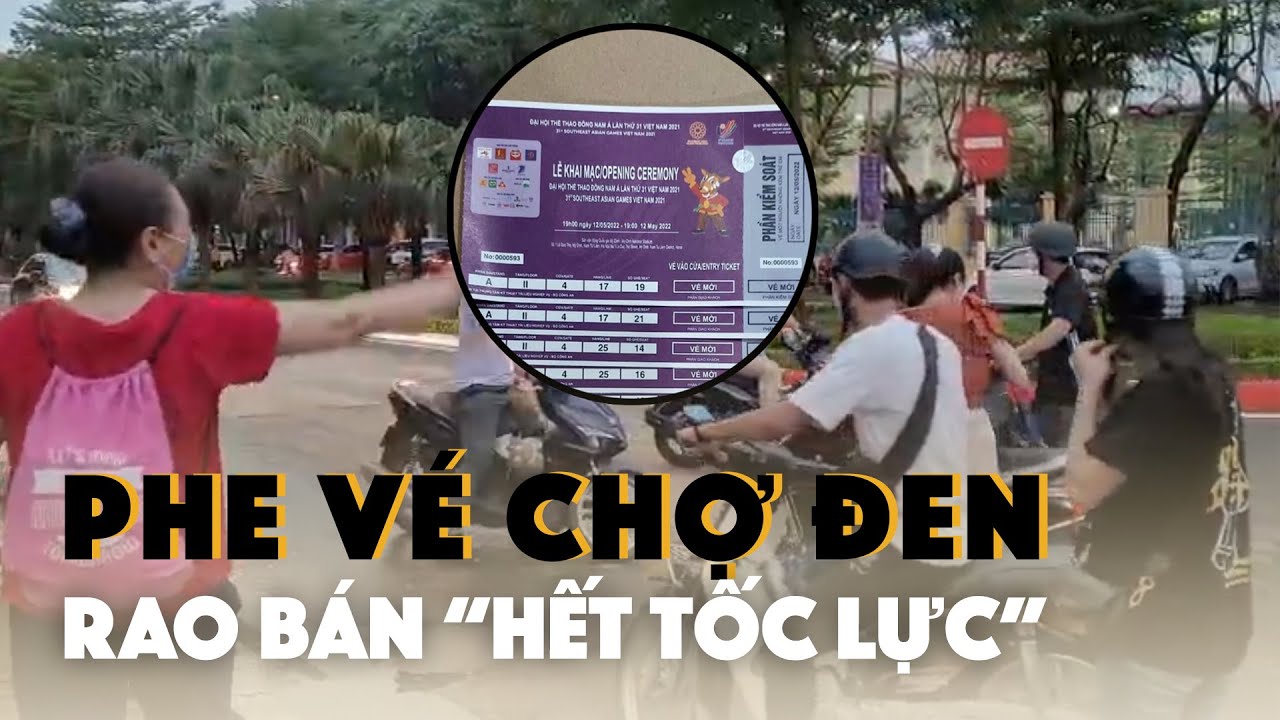 Phe vé chợ đen rao bán