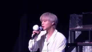 (191225) PARK JIHOON Fancon Asia tour in Kobe 박지훈 - 닻별 (Cassiopeia) 직캠