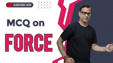 MCQ on Force | Force MCQs | ICSE Class 10 | @sirtarunrupani
