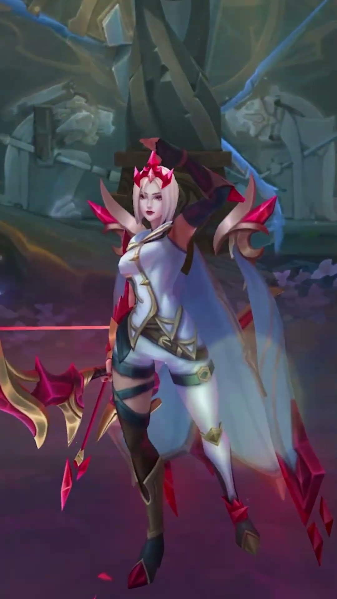 Steeped in dangerous hues, Crystalis Motus Ashe Chromas are now available   ⋆˙⟡
