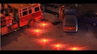 3 Piece LED Roadside Flare Flashing