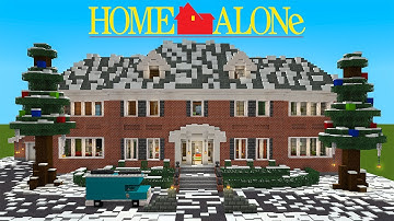 How to Build the HOME ALONE HOUSE in Minecraft | PART 3