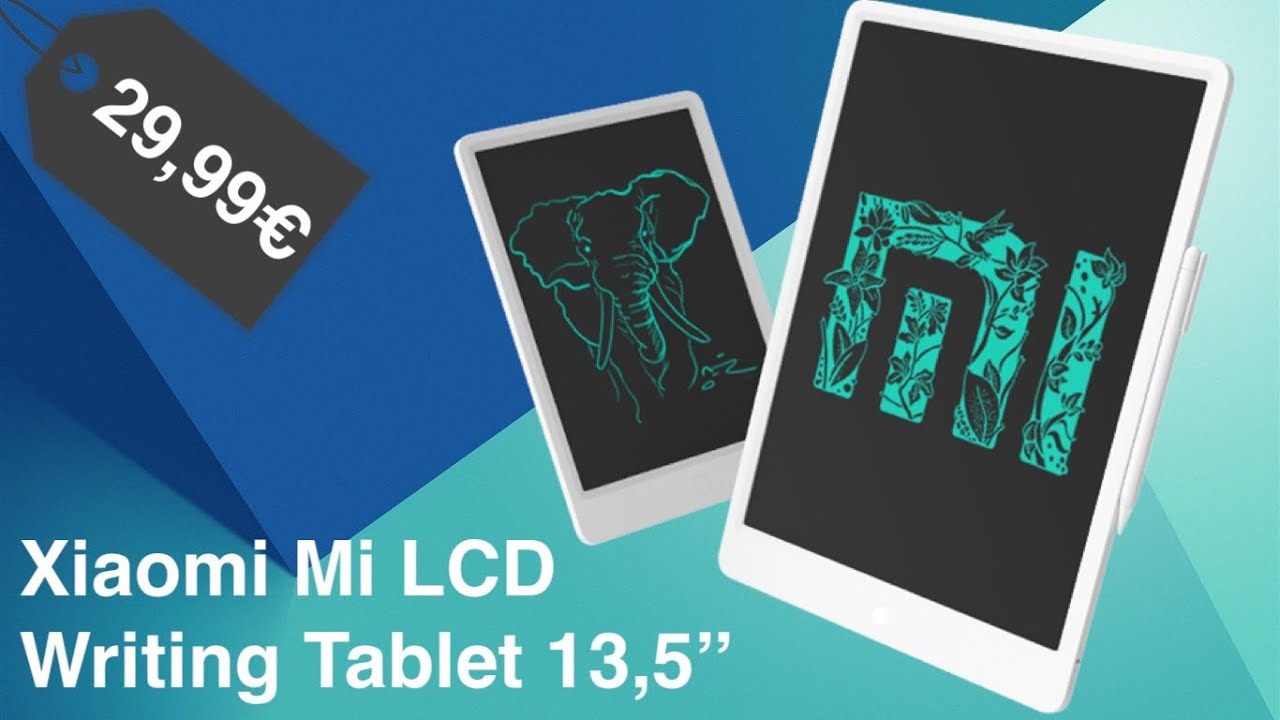 Xiaomi Mi LCD Writing Tablet, une tablette d'écriture pour 29,99€ - YouTube
