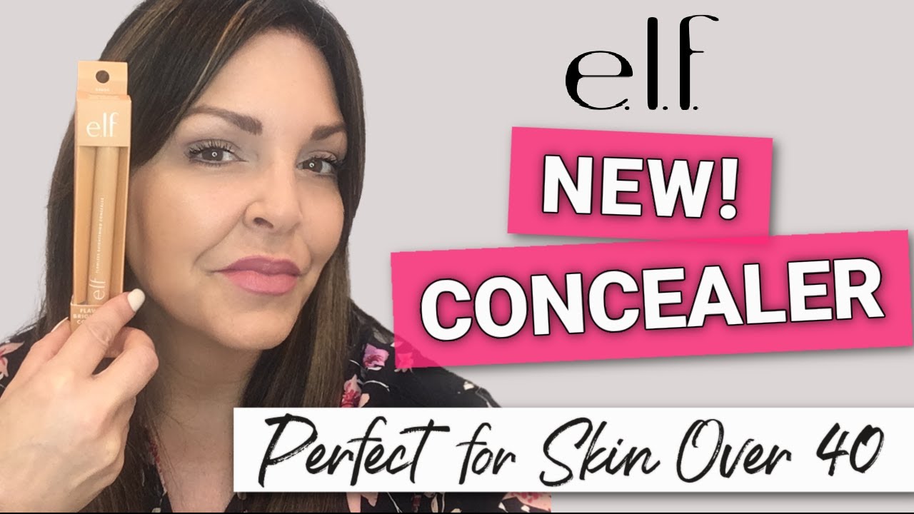 NEW! E.L.F. FLAWLESS BRIGHTENING CONCEALER  |  Color Corrector  |  Perfect for Mature Skin