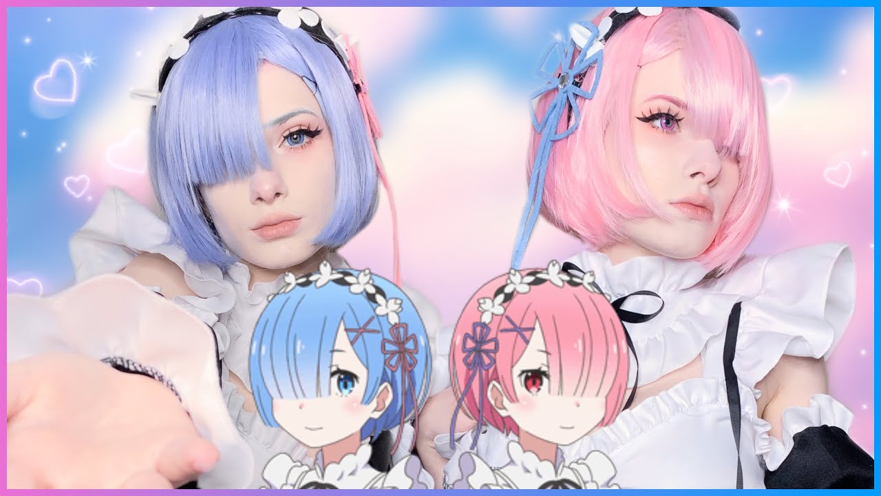 REM / RAM ReZero Cosplay Makeup YouTube
