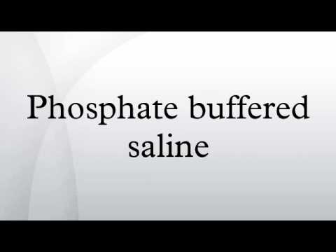 Phosphate buffered saline