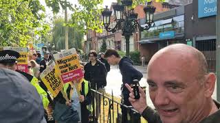  Manchester Hotel leftwing scumbags chucking eggs 🥚 Fallowfield 