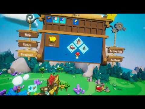A Handful of Keflings Gameplay VR Game (Oculus Rift, HTC Vive).
