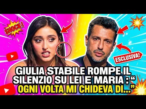 Video “La verità su me e Maria De Filippi”. Giulia Stabile vuota il sacco dopo tutte quelle voci ????