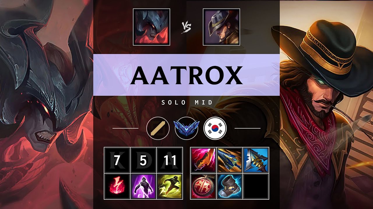 Aatrox Mid vs Twisted Fate - KR Diamond Patch 25.20