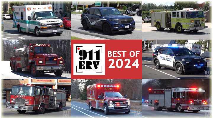 Fire Trucks, Police Cars, and Ambulances Responding Compilation | Best of 2024 (194 Departments)