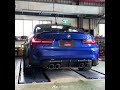 Echappement sport inox bmw m3 g80 m4 g82  fi exhaust ligne  silencieux by suprcarsfr