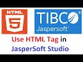 Use Markup html in jasper report