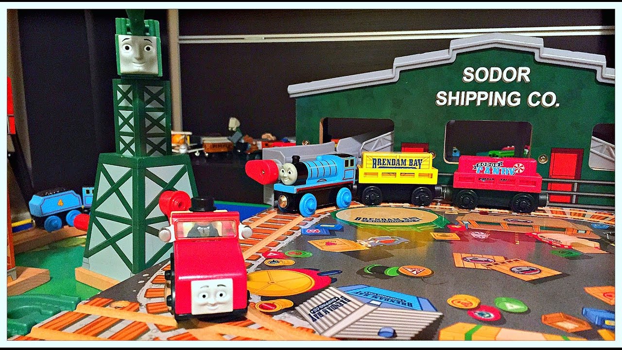 Playing with Trains | Thomas and Friends Wooden Railway Winston | Wood Play Table