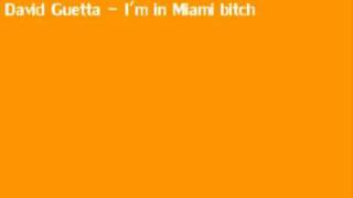 David Guetta - I'm in miami bitch