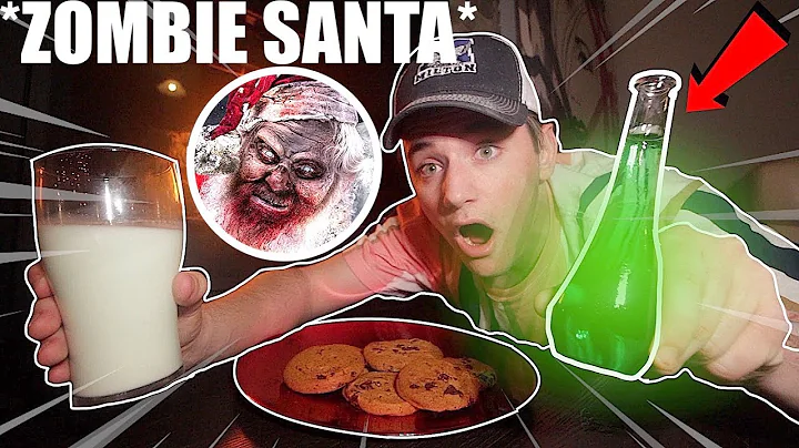 (Insane) PUTTING ZOMBIE POTION FROM THE DARK WEB IN SANTAS MILK AT 3AM (ZOMBIE SANTA)