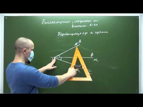 7 класс. Геометрия. 2 четверть. 4 урок. Медианы, биссектрисы и высоты треугольника