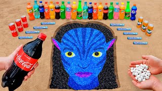 Avatar Vs Coca-Cola & Mentos Underground With Orbeez And Popular Sodas