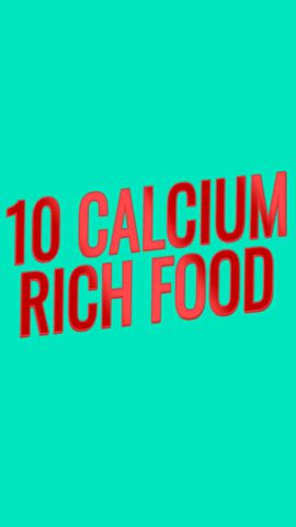 Calcium food sources