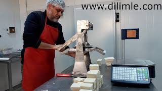 Bd15 Blok Peynir Dilimleme Makinesi Ile 8 Mm Simit Peyniri Dilimleme