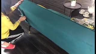 V3001 click-clack sofa bed. It's traditional and fashional. Dark green color is attracted so much!