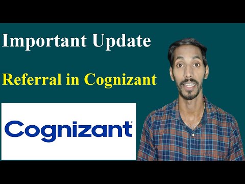 Cognizant Important Update | Referral in Cognizant