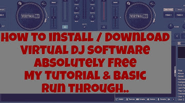 How to install Virtual Dj software & start up basics for beginners. My thoughts & tutorial…
