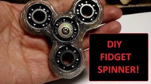 DIY Fidget Spinner (and how to clean bearings)