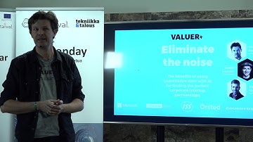 Valuer.ai CEO Dennis Poulsen @ AI Monday in Helsinki
