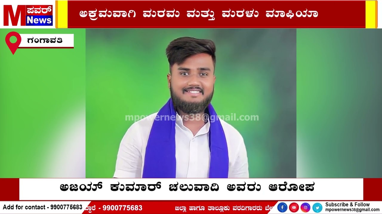 Gangavati | ಅಕ್ರಮವಾಗಿ ಮರಮ ಮತ್ತು ಮರಳು ಮಾಫಿಯಾ ಕಂಡು ಕಾಣದ ಹಾಗೆ ಕುಳಿತ ಸಂಬಂಧ ಪಟ್ಟ ಇಲಾಖೆ!