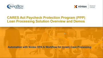 Nintex Automation Platform - ImageTech PPP Loan Processing Solution