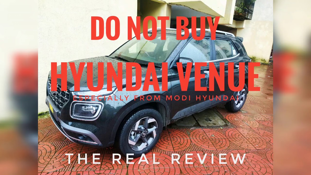 Hyundai Venue | The real review | Worst car of the year - YouTube