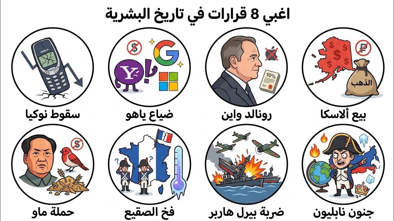 أغبى 8 قرارات في التاريخ كلفت أصحابها المليارات!