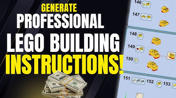 Create & Export Professional LEGO Instructions in Bricklink STUDIO (PDF & PNG)