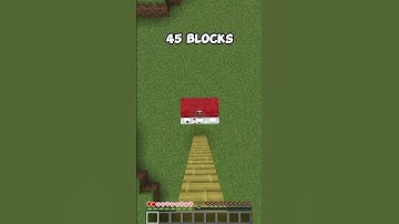 MINECRAFT: How Many Blocks Can You survive?🤔🤔 #minecraft #shorts #shortsfeed #viral