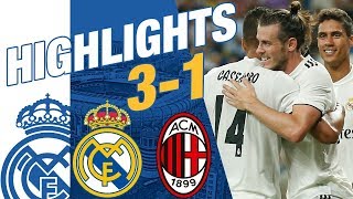 Real Madrid vs AC Milan 3-1 EXTENDED HIGHLIGHTS & GOALS