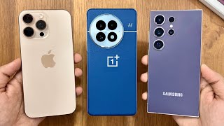 Oneplus 13 Vs Iphone 16 Pro Max Vs Samsung S24 Ultra