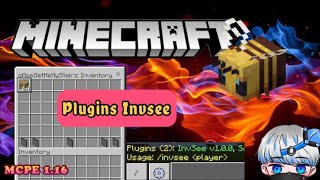 แจก Plugins Invsee ดูของผู้เล่น MCPE 1.16