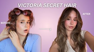 VICTORIA SECRET HAIR TUTORIAL | full BLOWOUT HAIR TUT for long bombshell hair ✨