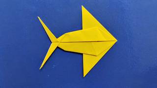 How To Make a paper Angelfish | Origami Angelfish Easy | Origami Tutorial
