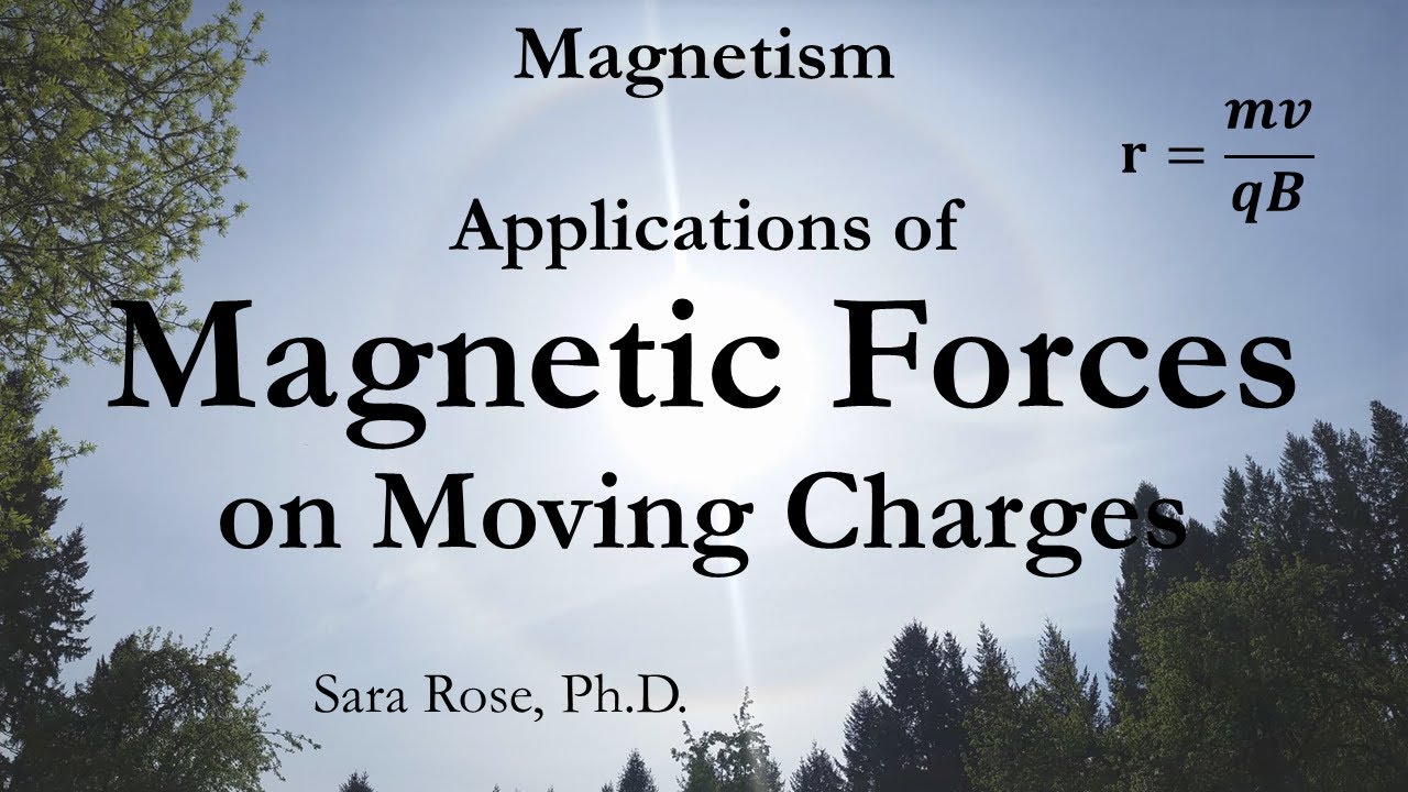 Применение магнитной силы к движущимся зарядам – селектор скорости и масс-спектрометр (магнетизм)