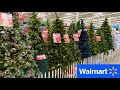 WALMART CHRISTMAS DECORATIONS CHRISTMAS TREES ORNAMENTS SHOP WITH ME SHOPPING STORE WALK THROUGH