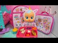 packing Cry babies baby doll lunchbox and backpack for school